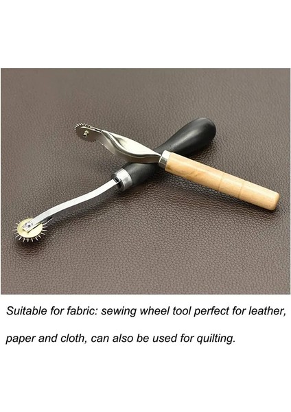 157 mm Stili Deri Pitch Overstitch Tekerlek Dikiş Uzay Kağıt Delme Aracı Rulet Spacer Dikiş Deri El Sanatları Aracı (Yurt Dışından) indirimleri