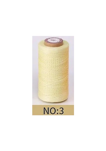 No.3 Tarzı D Hq Kalınlığı Mumlu Iplik Deri Mumlu Kordon Diy El Sanatları Aracı El Dikiş Ipliği Düz Mumlu Dikiş Hattı (Yurt Dışından)