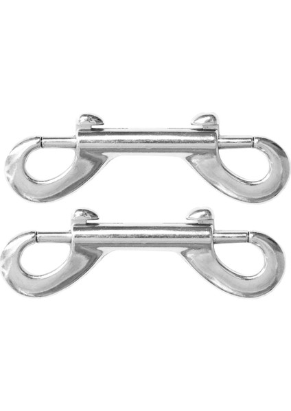 2x Ağır Hizmet Karabina Çift Uçlu Yapış Kancalar Tetik Klipler Cıvata At Pet (Yurt Dışından) fiyatları