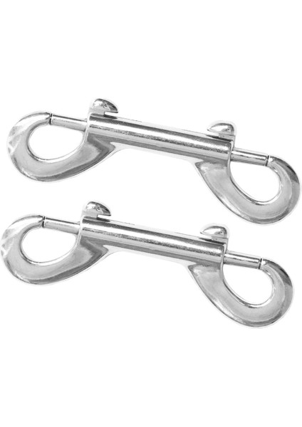 2x Ağır Hizmet Karabina Çift Uçlu Yapış Kancalar Tetik Klipler Cıvata At Pet (Yurt Dışından) modelleri