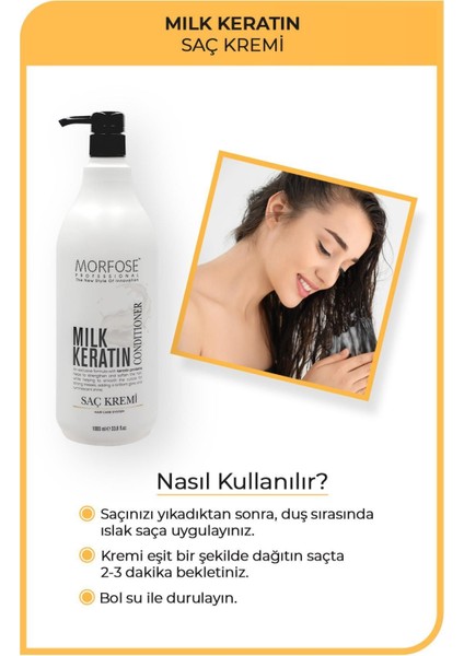 Milk Therapy Şampuan 1000 ml - Milk Keratin Saç Bakım Kremi 1000 ml fiyatları