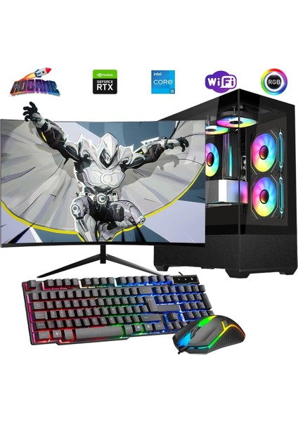 I5 12400F 16GB Ddr4 1tb M2 12GB RTX4070 24" 100Hz Mon. Oyun Bilgisayarı