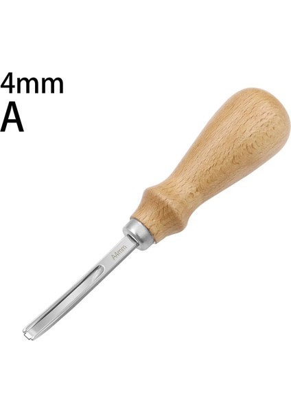 4mm Tarzı 3 Boyutu A4MM A6MM A8MM Pratik Deri El Sanatları Kenar Beveler Skiving Beveling Bıçak Dıy Kesme El Sanatları Aracı Ahşap Saplı (Yurt Dışından)