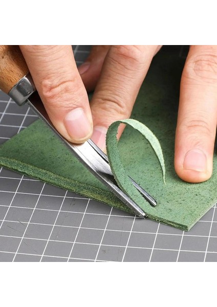 4mm Tarzı 3 Boyutu A4MM A6MM A8MM Pratik Deri El Sanatları Kenar Beveler Skiving Beveling Bıçak Dıy Kesme El Sanatları Aracı Ahşap Saplı (Yurt Dışından) fırsatları