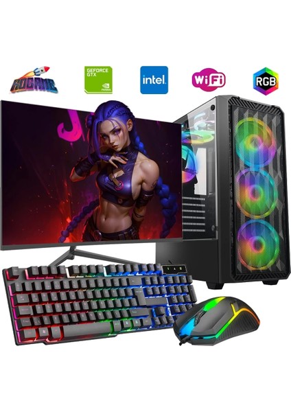 I7 12700F 16GB Ddr4 1tb M2 4gb GTX1650 24" Monitörlü Oyun Bilgisayarı