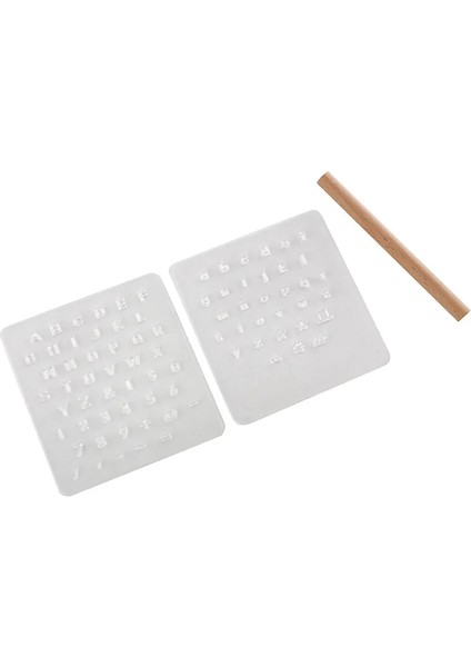 3 Adet Tarzı Lastic Deri Yumruk Damgalama Kurulu Mektup Numarası Kazınmış Kabartma Desen El-Vuruldu Stamper Kalıp Dıy Leathercarft Aracı (Yurt Dışından)