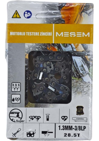 1.3 mm 3/8″lp 28.5 Diş Yüksek Performanslı Motorlu Testere Zinciri