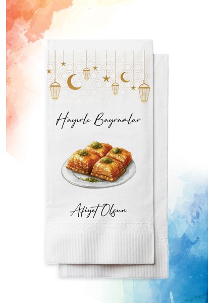 20 Adet Ramazan Bayramı Aile Temalı Peçete