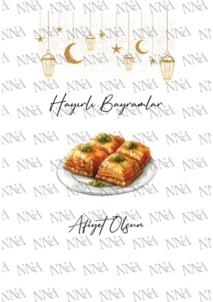 20 Adet Ramazan Bayramı Aile Temalı Peçete