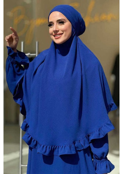 Sufleli Namaz Elbisesi 6034 Saks fırsatları