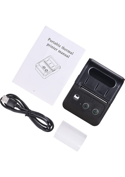 58MM Kablosuz Termal Yazıcı Bluetooth Pos Uyumlu Android Ios Windows Restoran Perakende (Yurt Dışından)