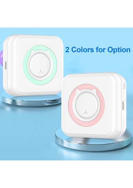 Mini Cep Termal Yazıcı - Taşınabilir Kablosuz Bt, Android ve Ios Uyumlu (Yurt Dışından)
