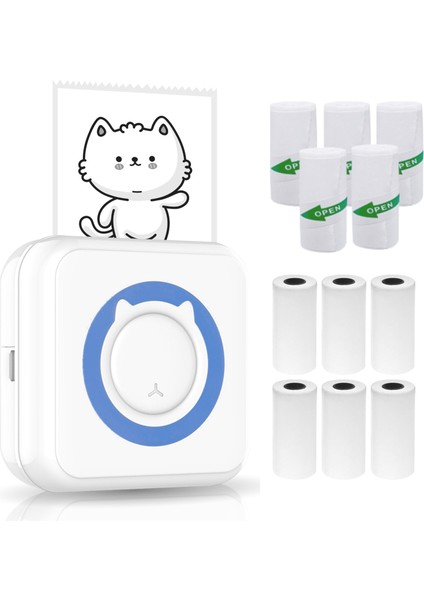 Taşınabilir Kablosuz Fotoğraf Yazıcısı Bluetooth ile Anında 57MM Baskı (Yurt Dışından)