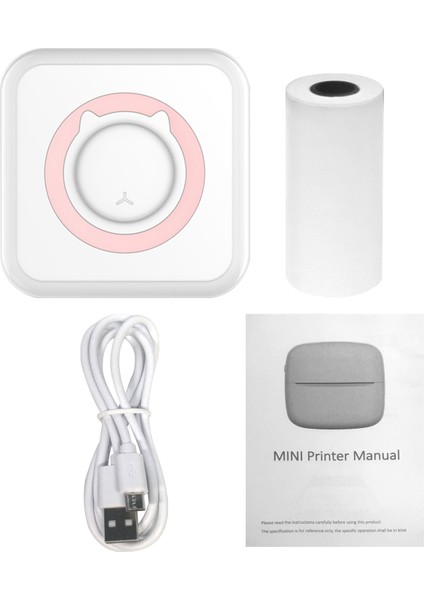 Mini Cep Termal Bluetooth Yazıcı Taşınabilir Android Ios Fotoğraf Çıkartma (Yurt Dışından)