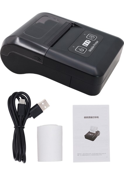 58MM Kablosuz Bt ve USB Termal Yazıcı - Restoran ve Perakende Için Taşınabilir Mini (Yurt Dışından)