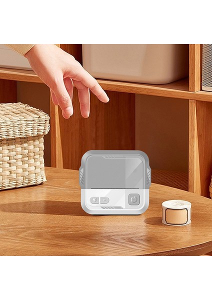 Mini Taşınabilir Bluetooth Termal Etiket Yazıcı - Ios/android Uyumlu, Fiş, Not, Sticker (Yurt Dışından)