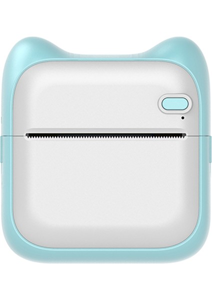Taşınabilir Bluetooth Termal Fotoğraf Yazıcı Mavi (Yurt Dışından)