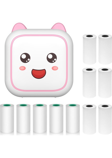 Mini Taşınabilir Bluetooth Termal Yazıcı - Mürekkepsiz, Ios Uyumlu (Yurt Dışından)