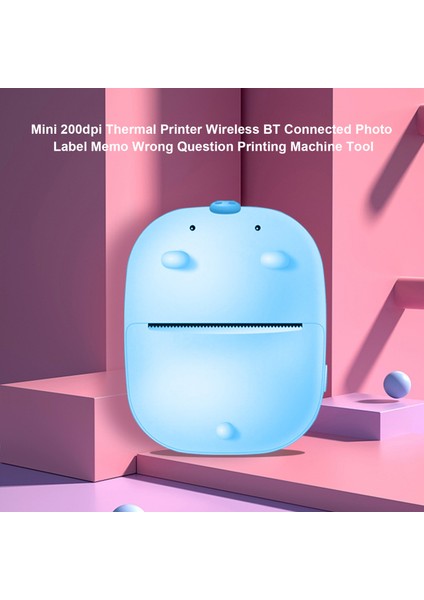 Mini Bluetooth Termal Yazıcı - 1000MAH Taşınabilir Etiket ve Fotoğraf Yazıcısı (Yurt Dışından) fiyatları