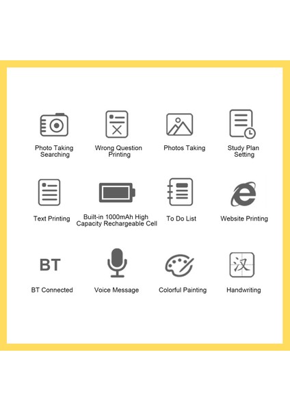 Mini Bluetooth Termal Yazıcı - 1000MAH Taşınabilir Etiket ve Fotoğraf Yazıcısı (Yurt Dışından) modelleri