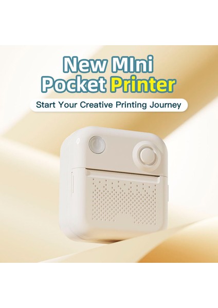 Mini Termal Bluetooth Yazıcı - Etiket ve Fiş, Android ve Ios Uyumlu (Yurt Dışından)