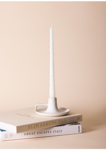 Burgu Şamdan Mumu 2li Set Krem 29 cm fiyatları