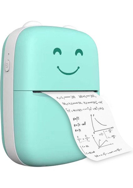 Mini Taşınabilir Bluetooth Termal Yazıcı 203DPI Android Ios Uyumlu (Yurt Dışından)