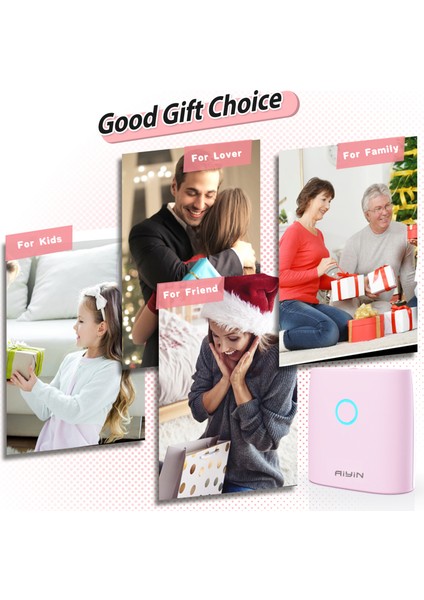 Q2 Mini Kablosuz Termal Cep Etiket Yazıcı (Yurt Dışından)