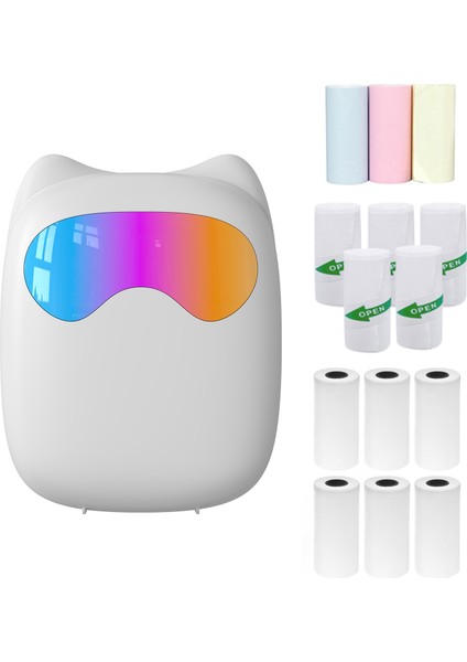Mini Termal Bluetooth Yazıcı - Ios/android Uyumlu Etiket & Makbuz Yazıcı (Yurt Dışından)