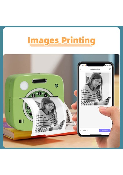 Mini Kablosuz Termal Cep Yazıcı - Fotoğraf Etiket, Android Ios Uyumlu (Yurt Dışından)
