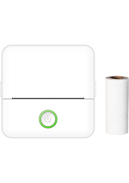 Mini Cep Termal Bluetooth Yazıcı, Termal Kağıt Dahil (Yurt Dışından)