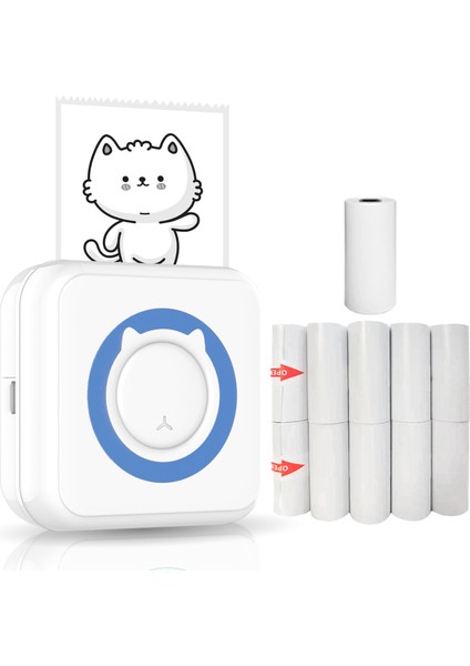 Taşınabilir Bluetooth Fotoğraf Yazıcısı 11 Kağıt 57MM (Yurt Dışından)