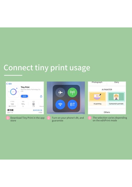Mini Bluetooth Termal Yazıcı - Android/ios Uyumlu Cep Boyutu Fotoğraf Sticker & Etiket Yazıcı (Yurt Dışından)
