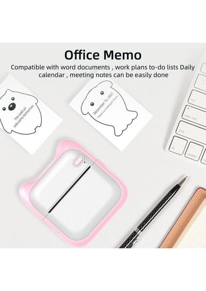 Mini Cep Termal Fotoğraf Yazıcısı Bluetooth 203DPI Taşınabilir 5 Rulo (Yurt Dışından) fiyatları