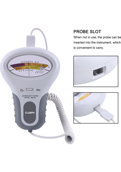 2'si 1 Arada Ph ve Cl2 Havuz ve Spa Test Cihazı (Yurt Dışından)