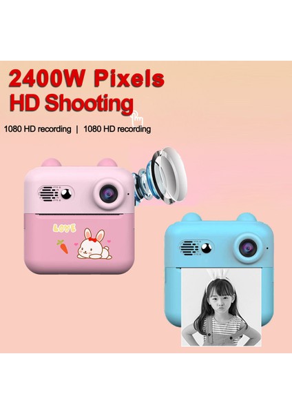 1080P Taşınabilir Mini Fotoğraf Yazıcı: Çocuklar Için 2.4 Inç Ekranlı Anında Baskı ve Doğum Günü Hediyesi (Yurt Dışından) fırsatları