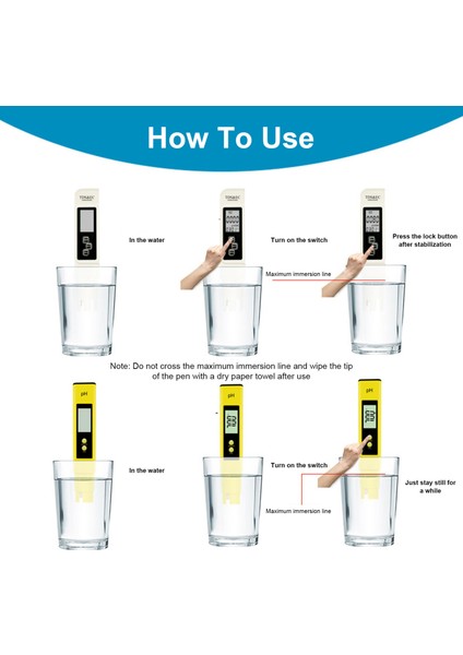Ph, Tds ve Ec Su Test Kalemi (Yurt Dışından)