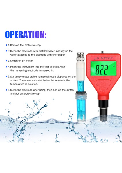0-14 Ph Aralıklı 1.5 Inç Yeşil LCD Ekranlı Su Ph Metre - Bira Üretimi, Laboratuvar ve Su Ürünleri Için (Yurt Dışından) indirimleri