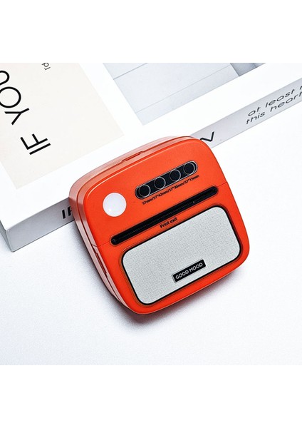 Mini Termal Bluetooth Etiket Yazıcısı Ios Android Uyumlu (Yurt Dışından)