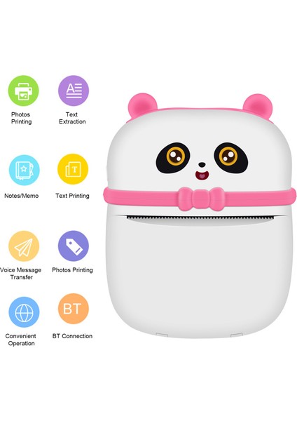 Mini Taşınabilir Bluetooth Termal Yazıcı 300DPI Fotoğraf Etiketi - Ev, Ofis, Öğrenciler (Yurt Dışından) fırsatları