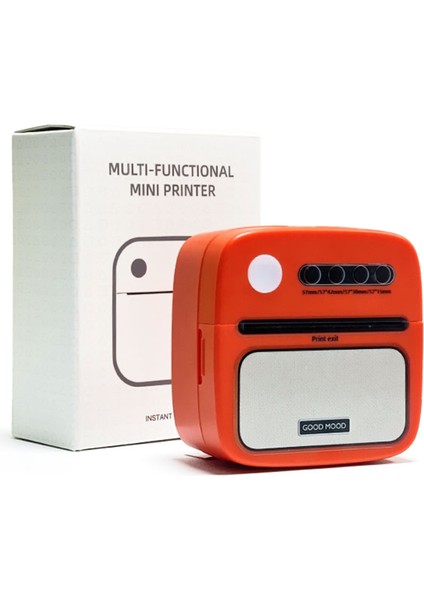 Mini Termal Yazıcı Kablosuz Taşınabilir Bluetooth Uyumlu Ios Android (Yurt Dışından)
