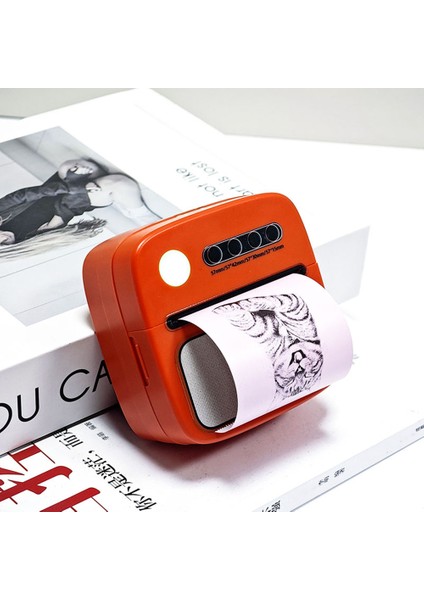 Mini Termal Yazıcı Kablosuz Taşınabilir Bluetooth Uyumlu Ios Android (Yurt Dışından)