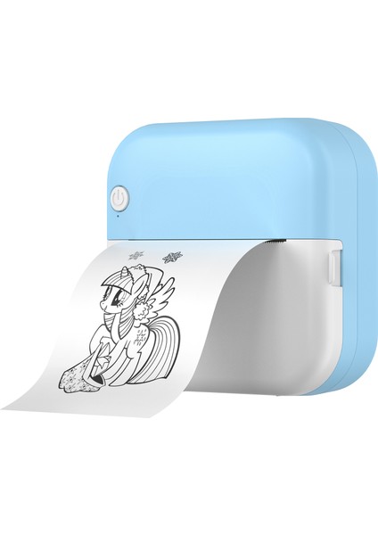 Mini Taşınabilir Bluetooth Termal Yazıcı - Mürekkepsiz, Ios/android Uyumlu, 6 Rulo (Yurt Dışından)