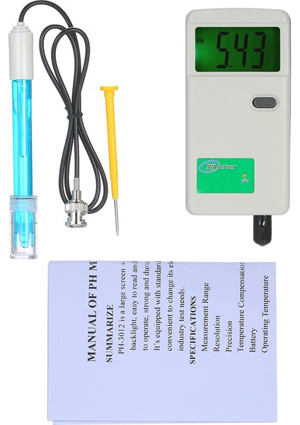 PH-3012B Yüksek Hasiyetli Arka Aydınlatmalı Ph Metre - Laboratuvar, Hidroponik, Akvaryum (Yurt Dışından) fiyatları