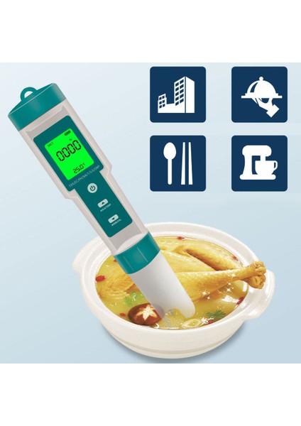 7'li 1 Arada Taşınabilir Yüksek Hasiyetli Dijital Su Test Cihazı - Ph, Tds, Ec, Tuzluluk, Orp, Özgül Ağırlık, Sıcaklık (Yurt Dışından) modelleri