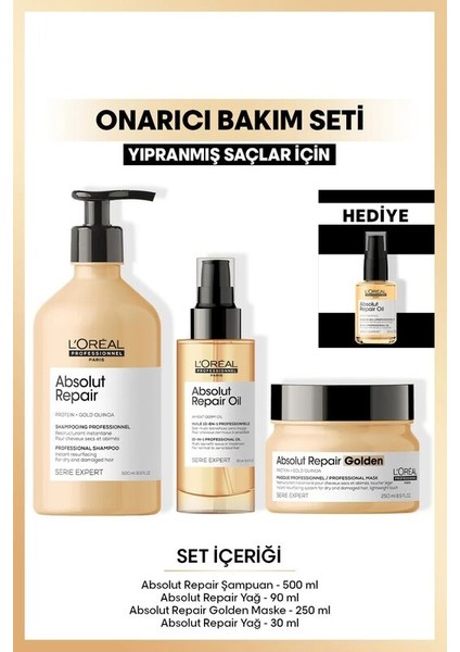 Absolut Repair Saç Bakım Seti modelleri