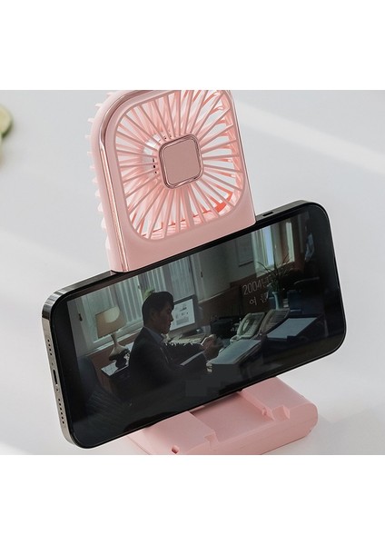 Katlanır Yüksek Hızlı Fan 100 Hızlı Dijital Ekran USB Fan Taşınabilir Boyun Askılı Fan Mini Fan (Yurt Dışından)