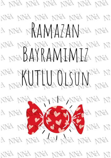 20 Adet Ramazan Bayramı Şeker Temalı Peçete (P162-20)