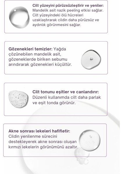 Gentle Resurfacing Booster I Mandelik Asit I Pürüzsüzleştirici Serum I Kuru ve Dengeli Cilt Tipi