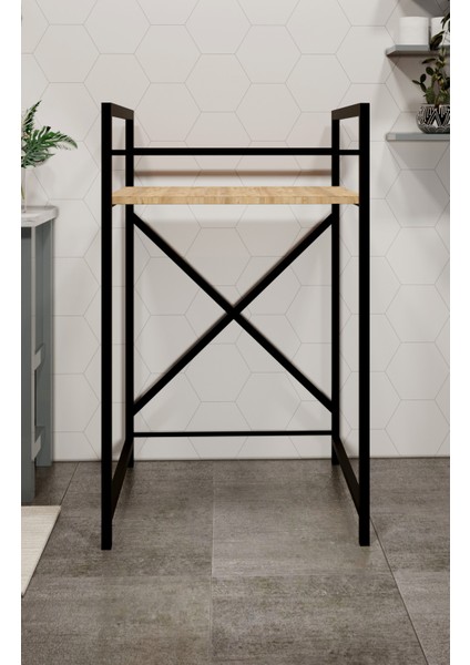 Çamaşır Makinası ve Kurutma Makinası Rafı Çamaşır Makinası Üstü Banyo Düzenleyici Raf